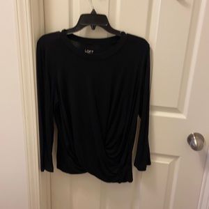 Gently used loft outlet knit twist top size L